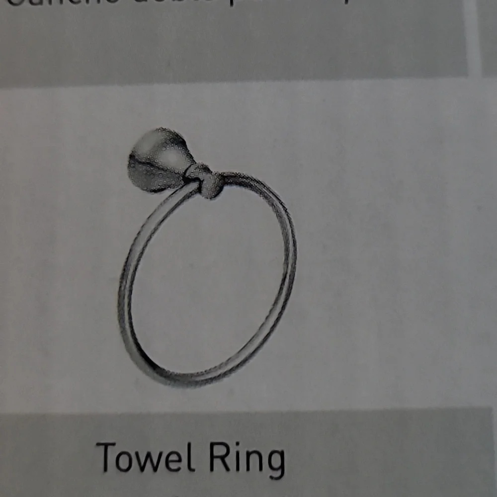 Moen Hillard press & mark towel hanger